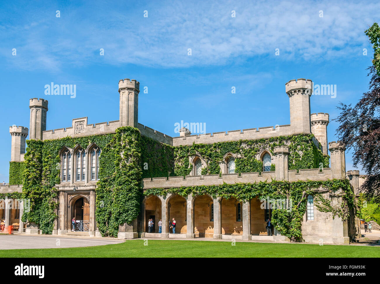 Lincoln Crown Court edificio all interno del Lincoln Castle, Lincolnshire, Inghilterra Foto Stock