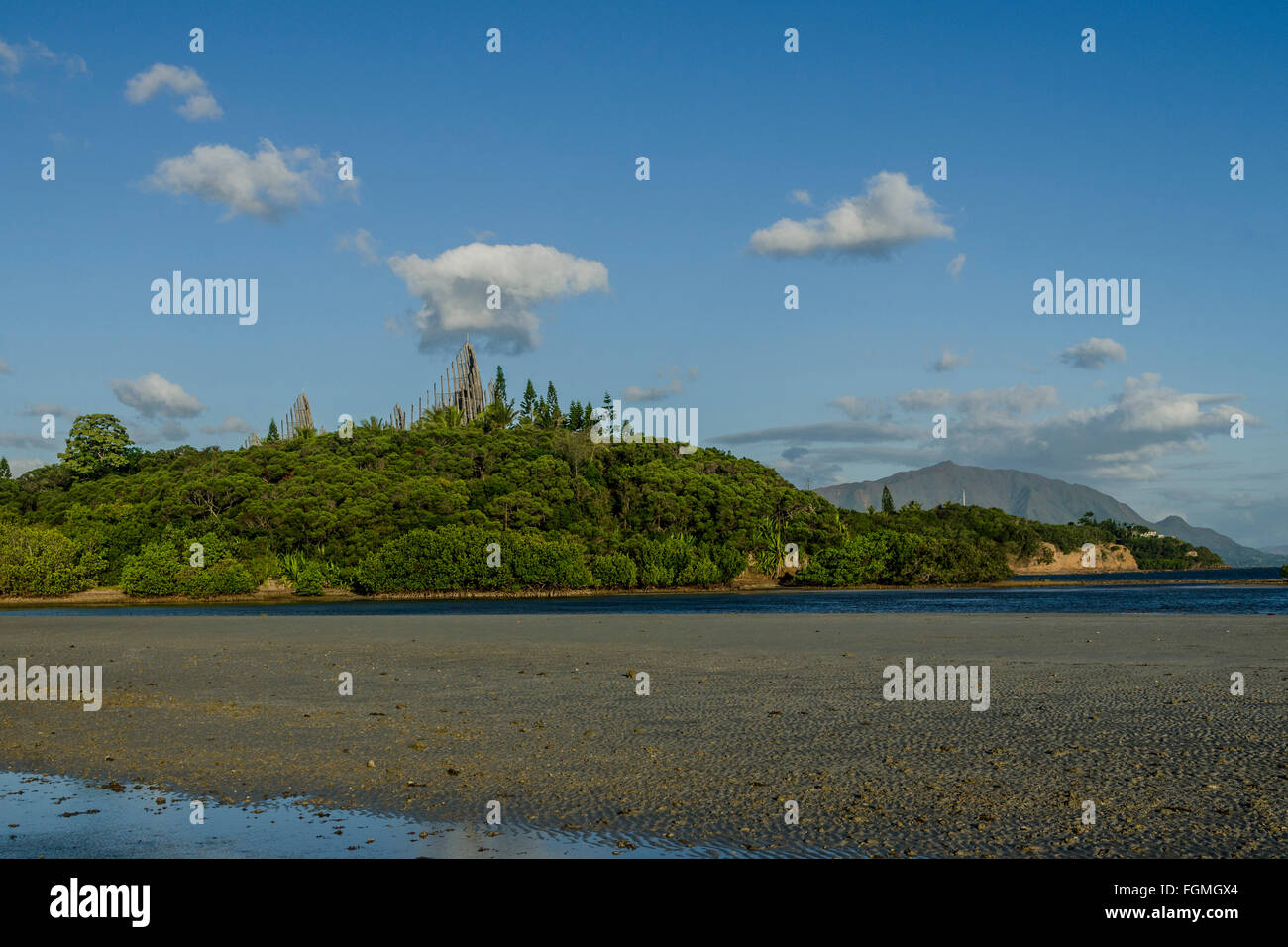 Il jean-marie tjibaou Cultural Center Foto Stock