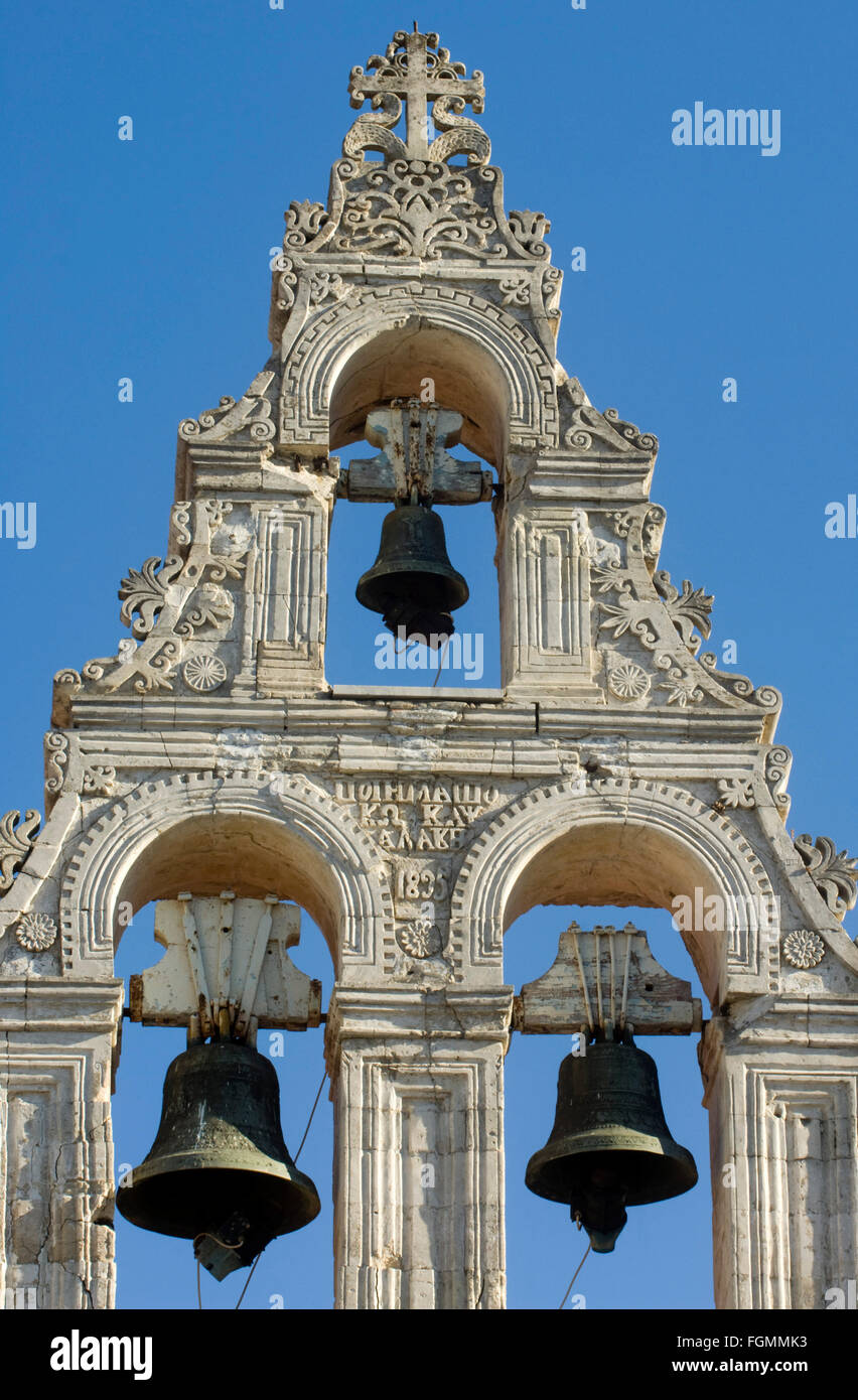 Griechenland, Kreta, Kirche Agios Ioannis in Argiroupoli, dem antiken Lappa. Foto Stock