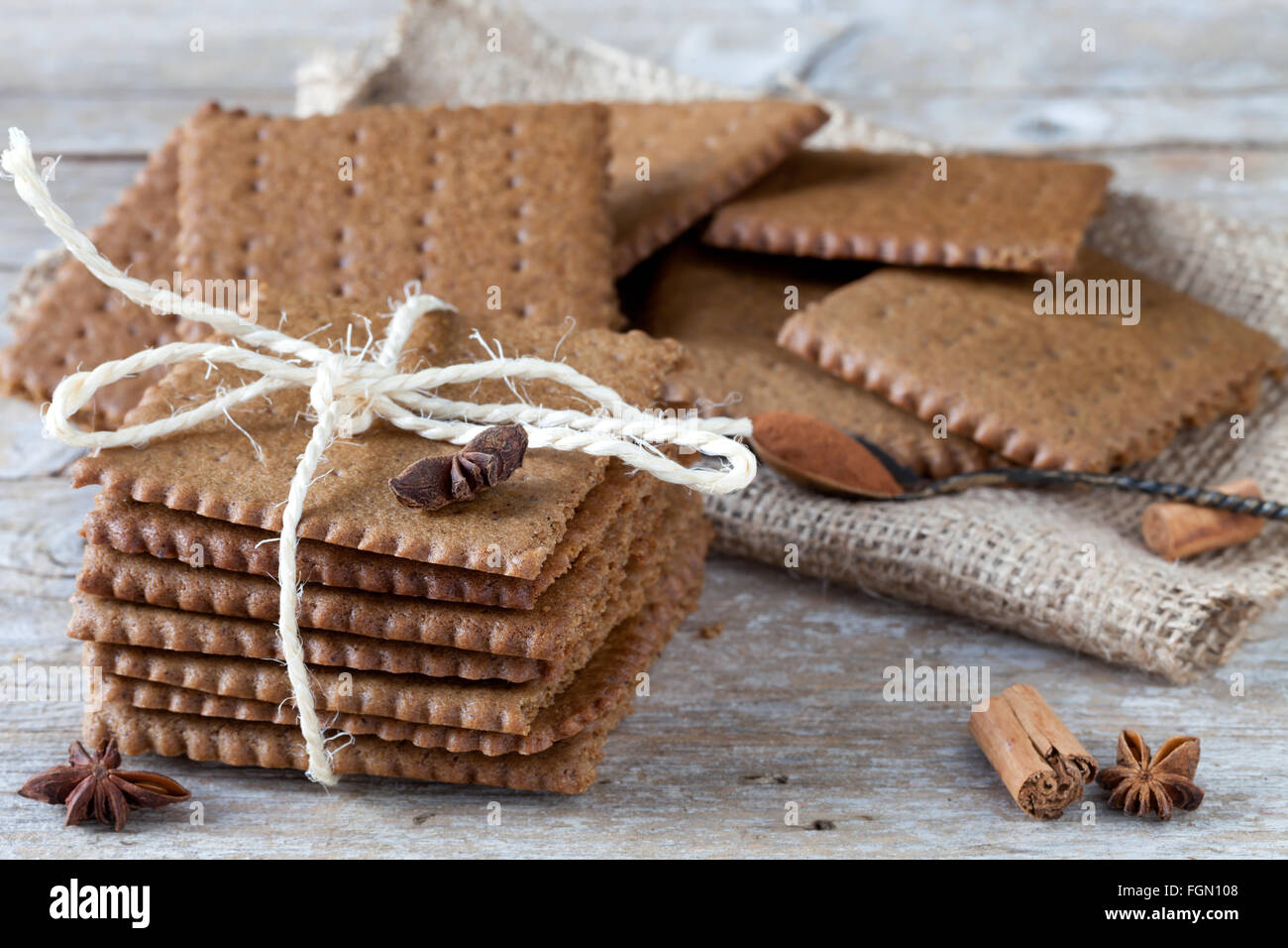 Svedese biscotti speziati Foto Stock