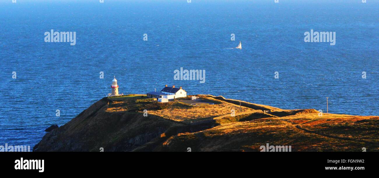 Baily Lighthouse, Howth, Repubblica di Irlanda Foto Stock