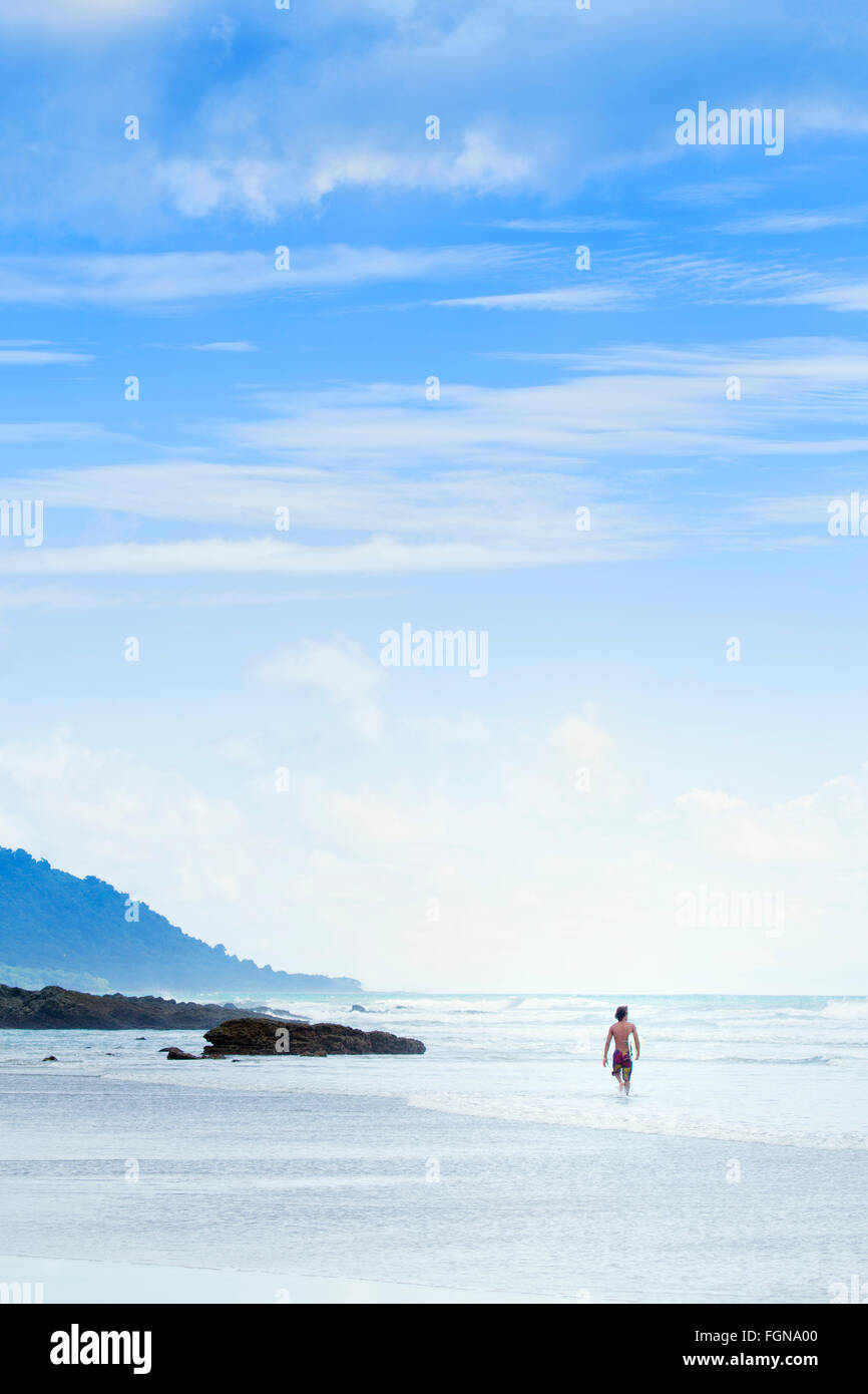 Santa Teresa beach, Nicoya peninsula Foto Stock