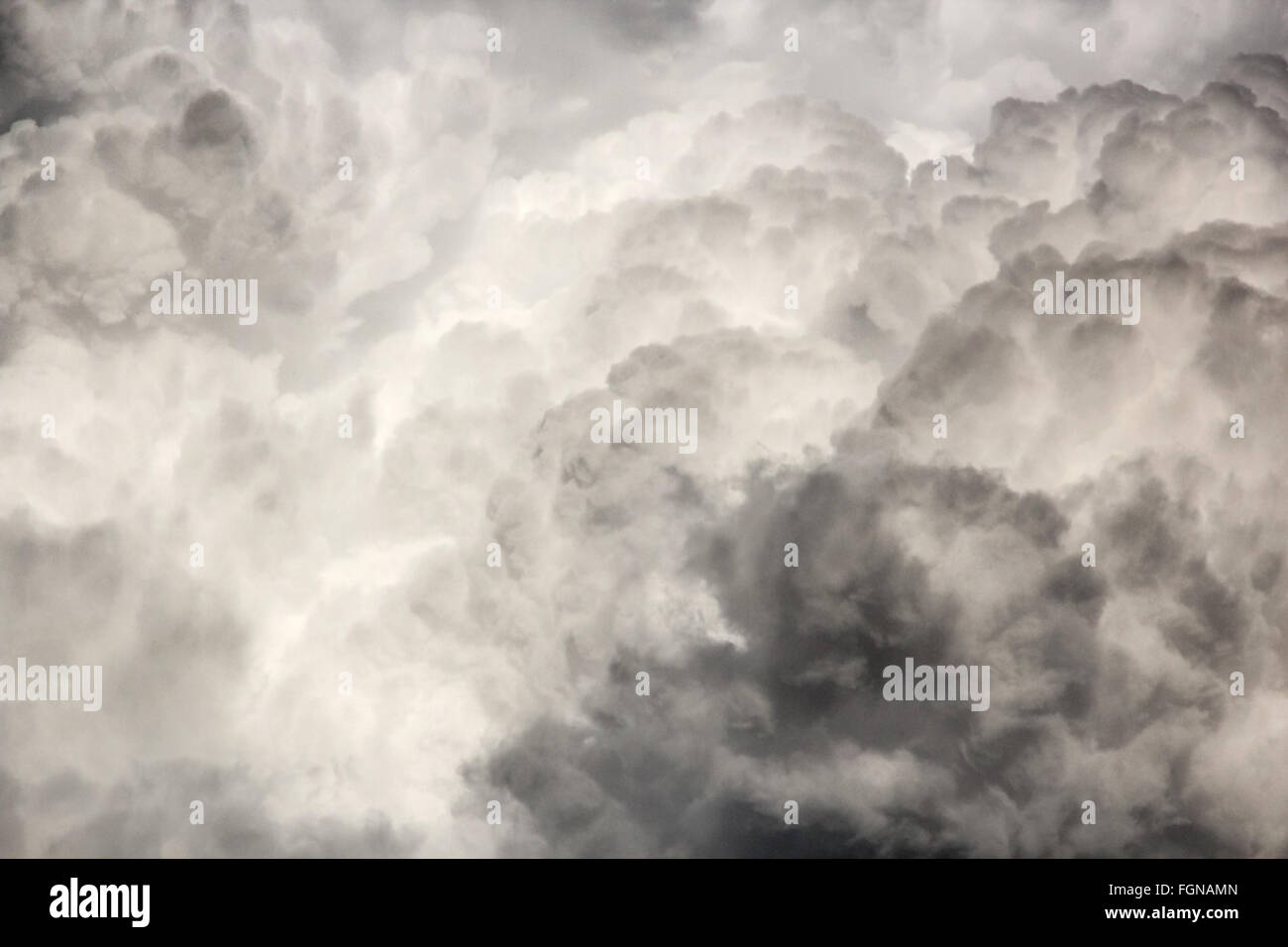 Il Cloud Skyscape Cumulus nubi Thunderhead Foto Stock