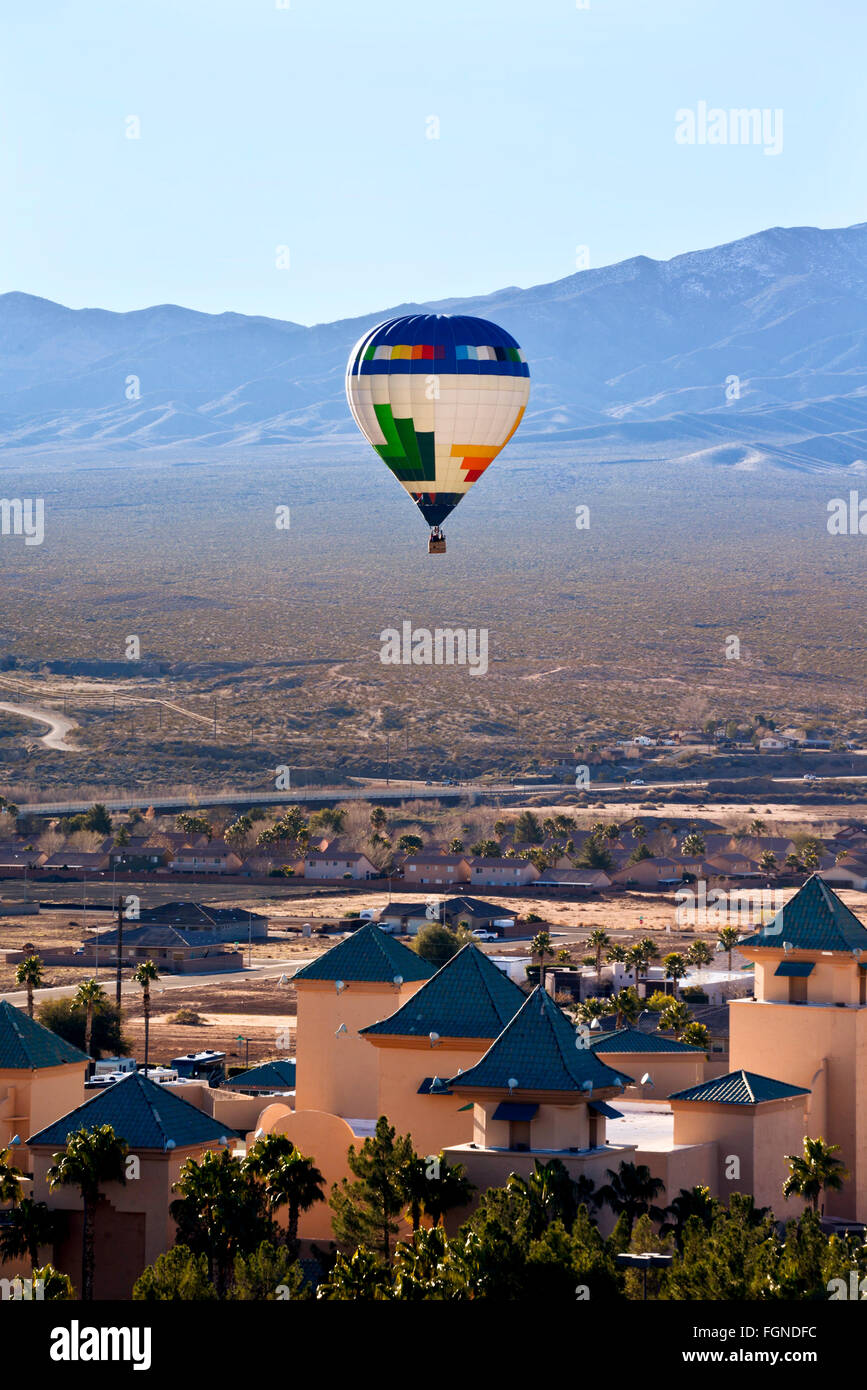 Il Casablanca Resort Casino Hotel ha ospitato il 2016 Mesquite Hot Air Balloon Festival in Mesquite Nevada Foto Stock