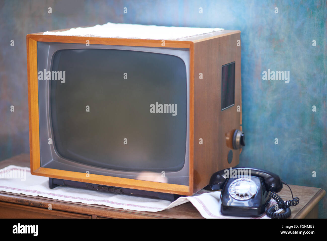 retro tv Foto Stock