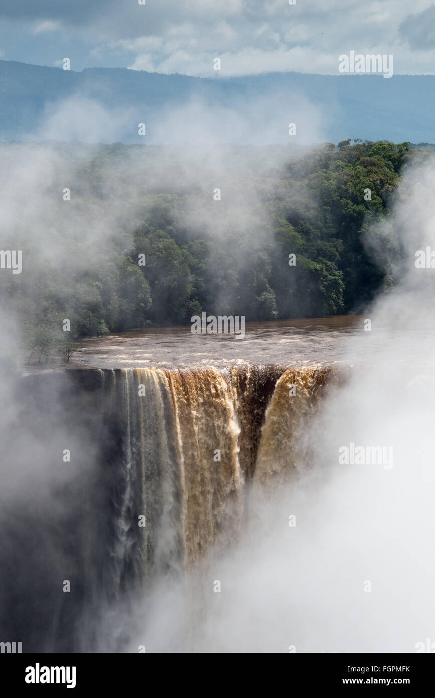 Kaieteur Falls, Fiume Potaro, Guyana, Sud America Foto Stock