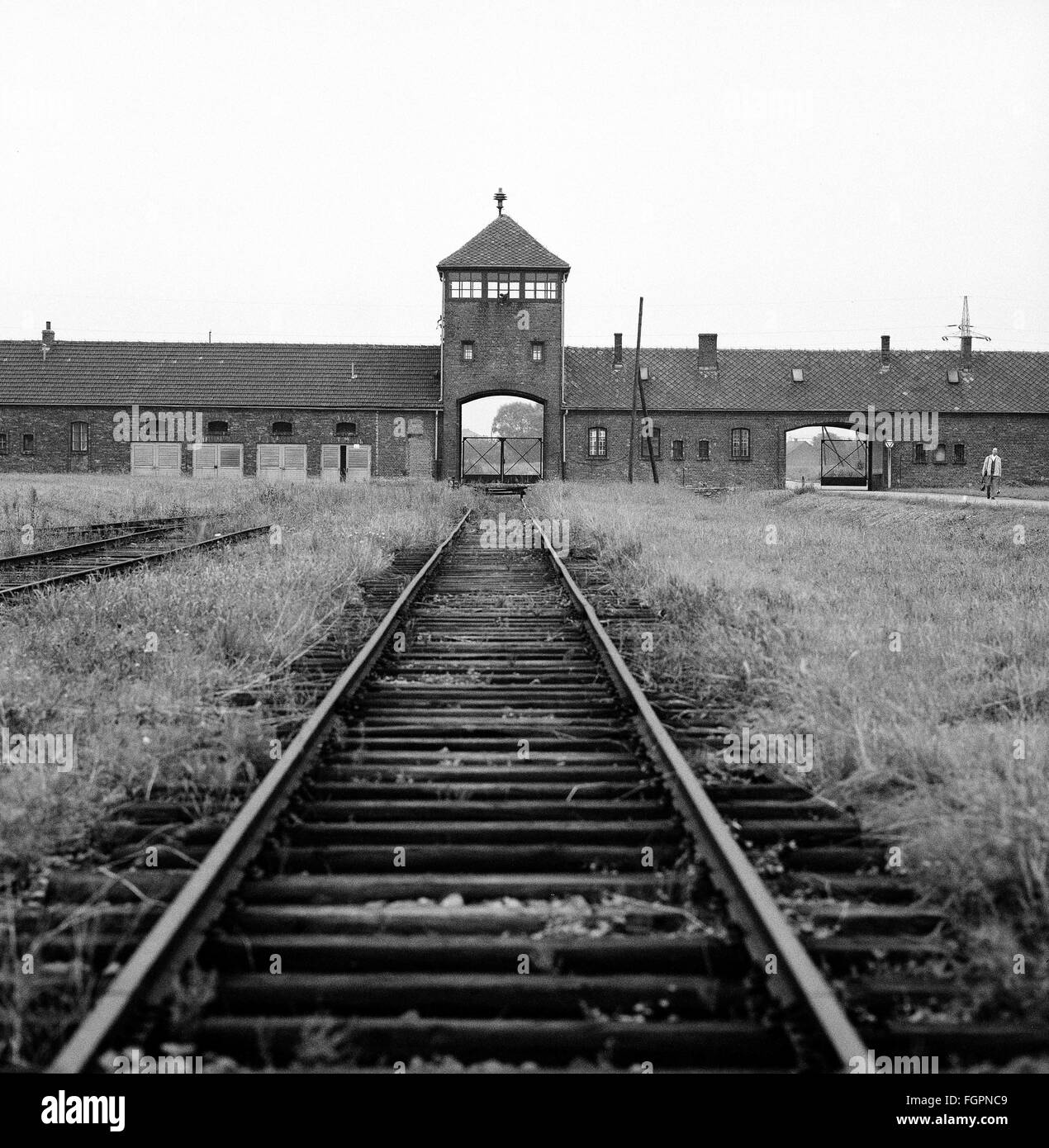Nazismo / nazionalsocialismo, crimini, campi di concentramento, KZ, Auschwitz, Birkenau, anni settanta, , diritti aggiuntivi-clearences-non disponibile Foto Stock