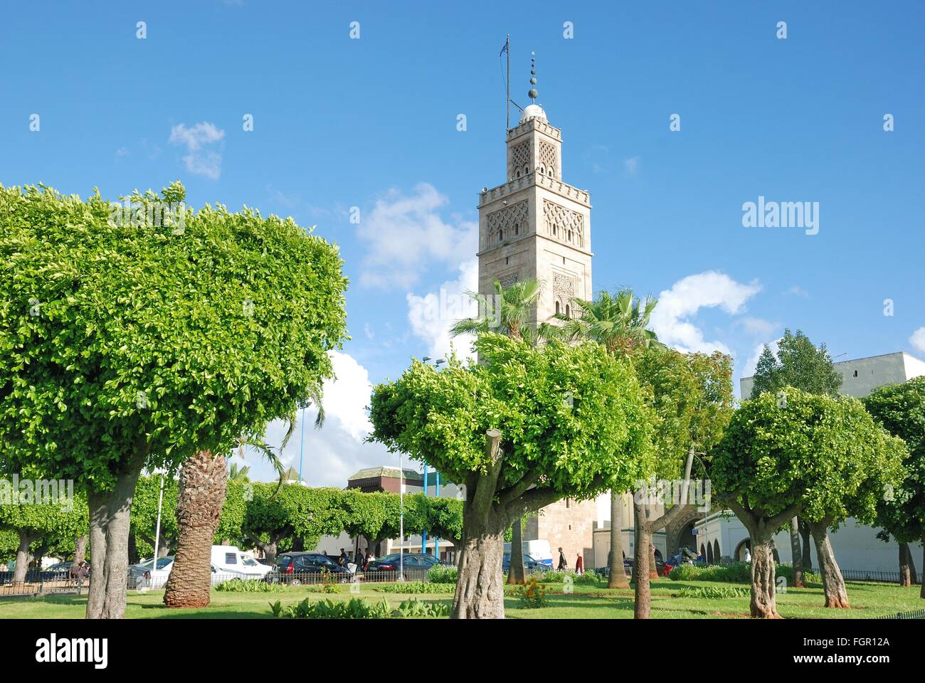 Casablanca Quartier Habous Foto Stock