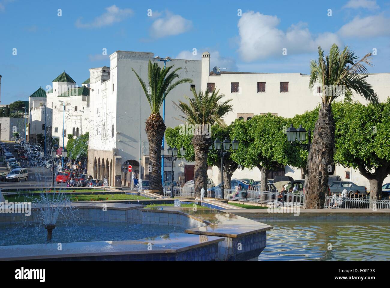 Casablanca Quartier Habous Foto Stock