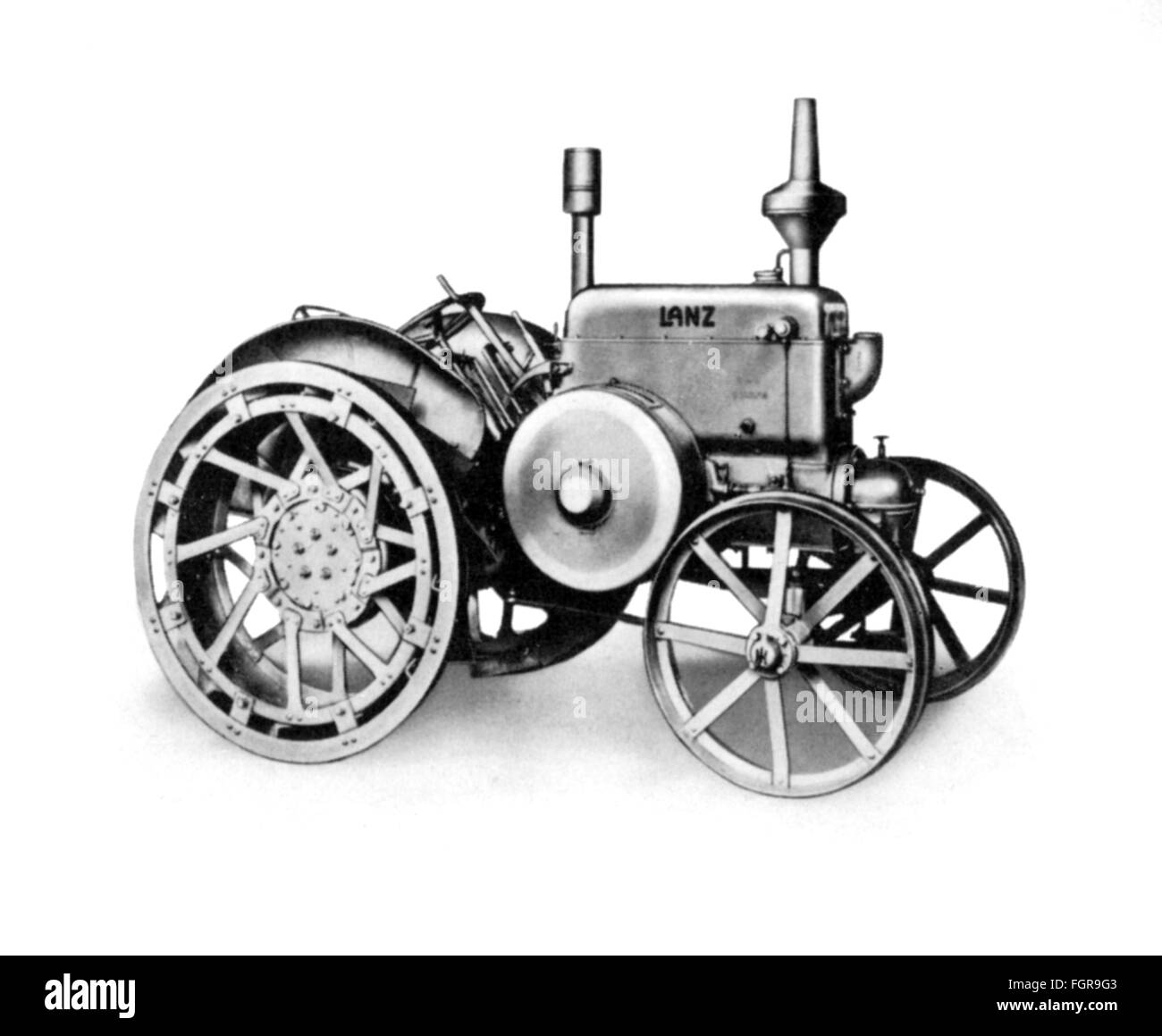 Agricoltura, macchine, trattore tipo 28 PS 'Bulldog' di Heinrich Lanz AG, 1926, diritti aggiuntivi-clearences-non disponibile Foto Stock