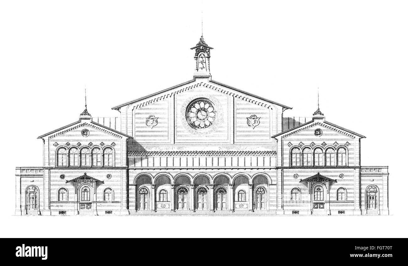 Geografia / viaggio, Germania, Monaco di Baviera, trasporti / trasporti, ferrovia, stazione centrale (Hauptbahnhof), costruito 1847, diritti-aggiuntivi-clearences-non disponibile Foto Stock