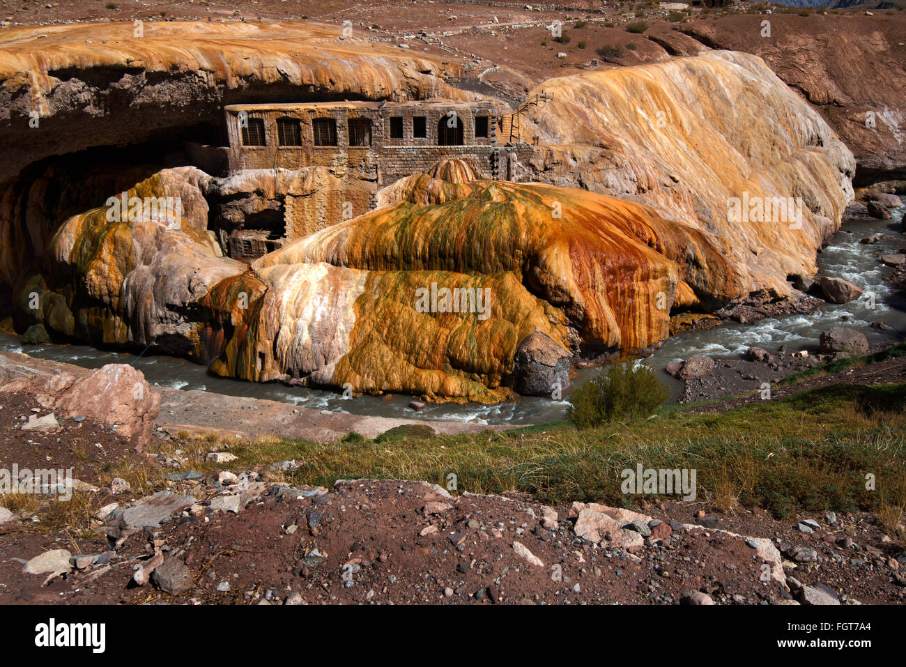 Puente del Inca, Mendoza, Argentina Foto Stock