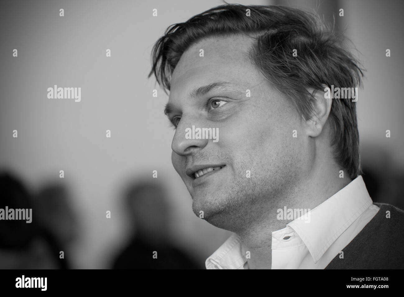 Televisione tedesca Bayerischer Rundfunk presenta BR-Filmbrunch 2016 a Literaturhaus dotate: Alban Rehnitz dove: Monaco di Baviera, Germania Quando: 15 Gen 2016 Foto Stock