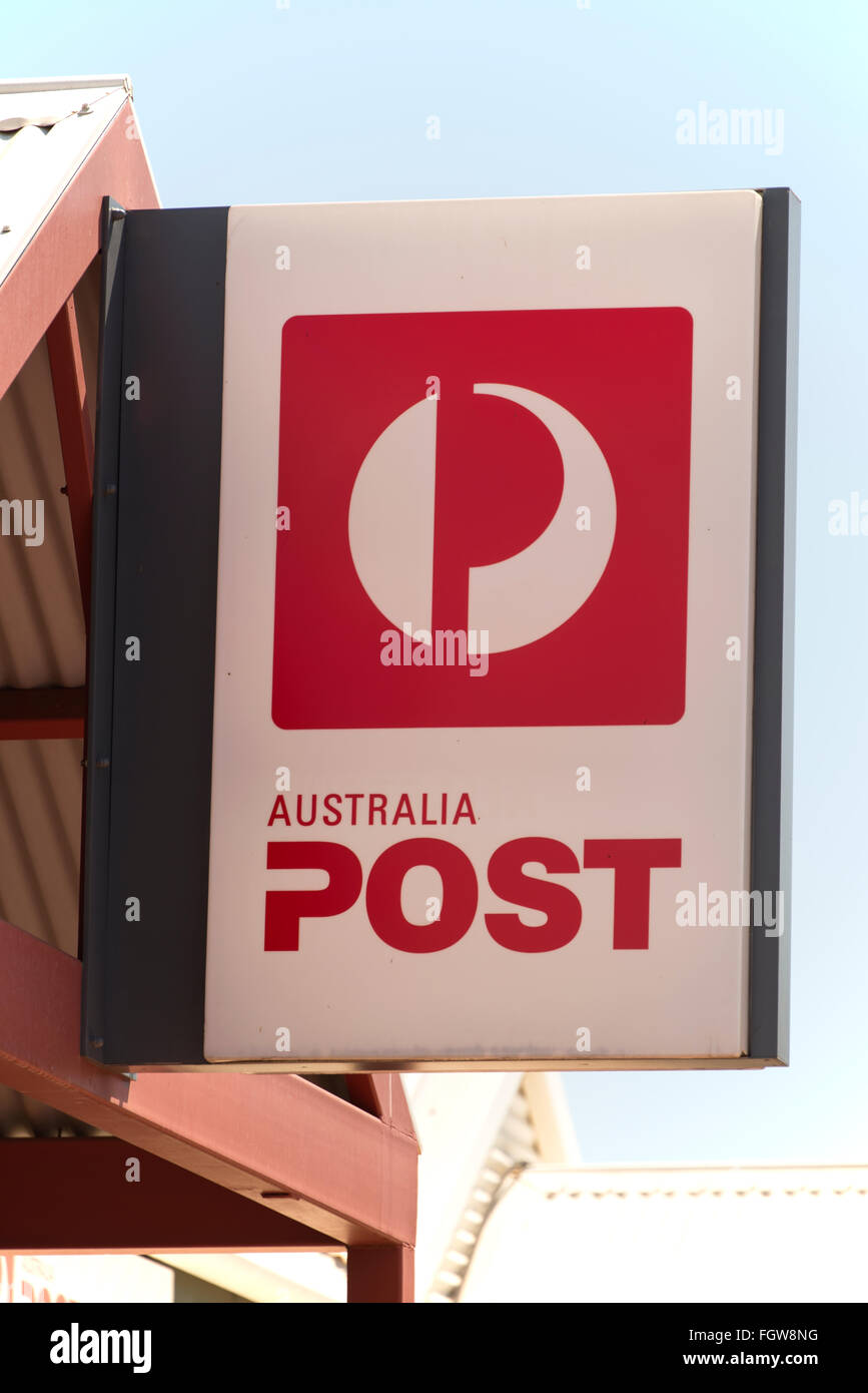 Gazzetta Australian Post Office segno, Australia Foto Stock