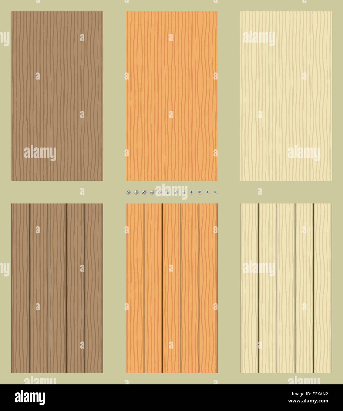 Seamless sfondi in legno Illustrazione Vettoriale