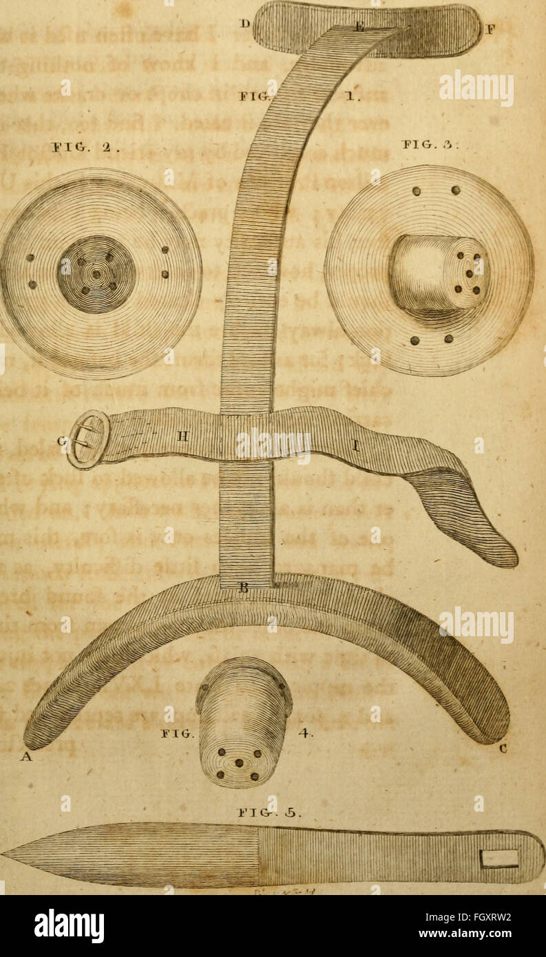 Un sistema di chirurgia (1787) Foto Stock