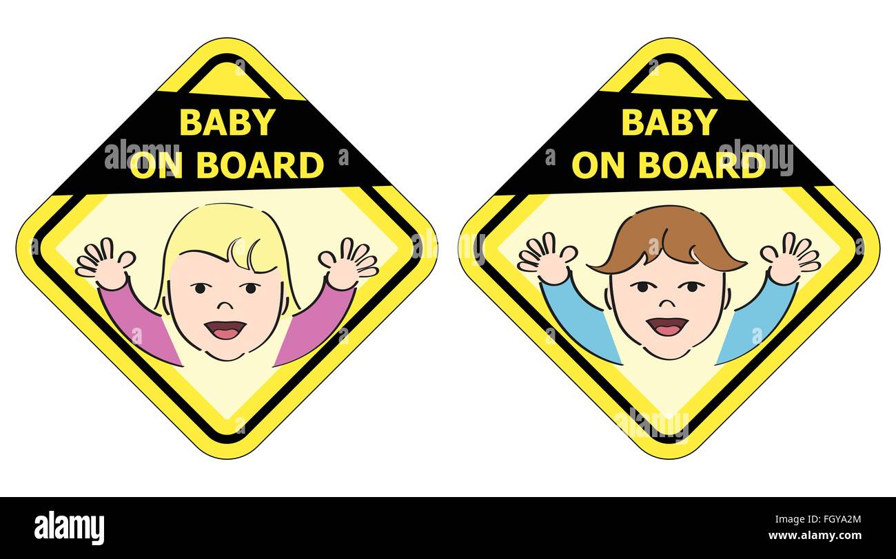 Adesivo Baby On Board Con Ventosa – Cartello Sicurezza Bambini In Auto, 12 Cm, PVC Arancione - 4