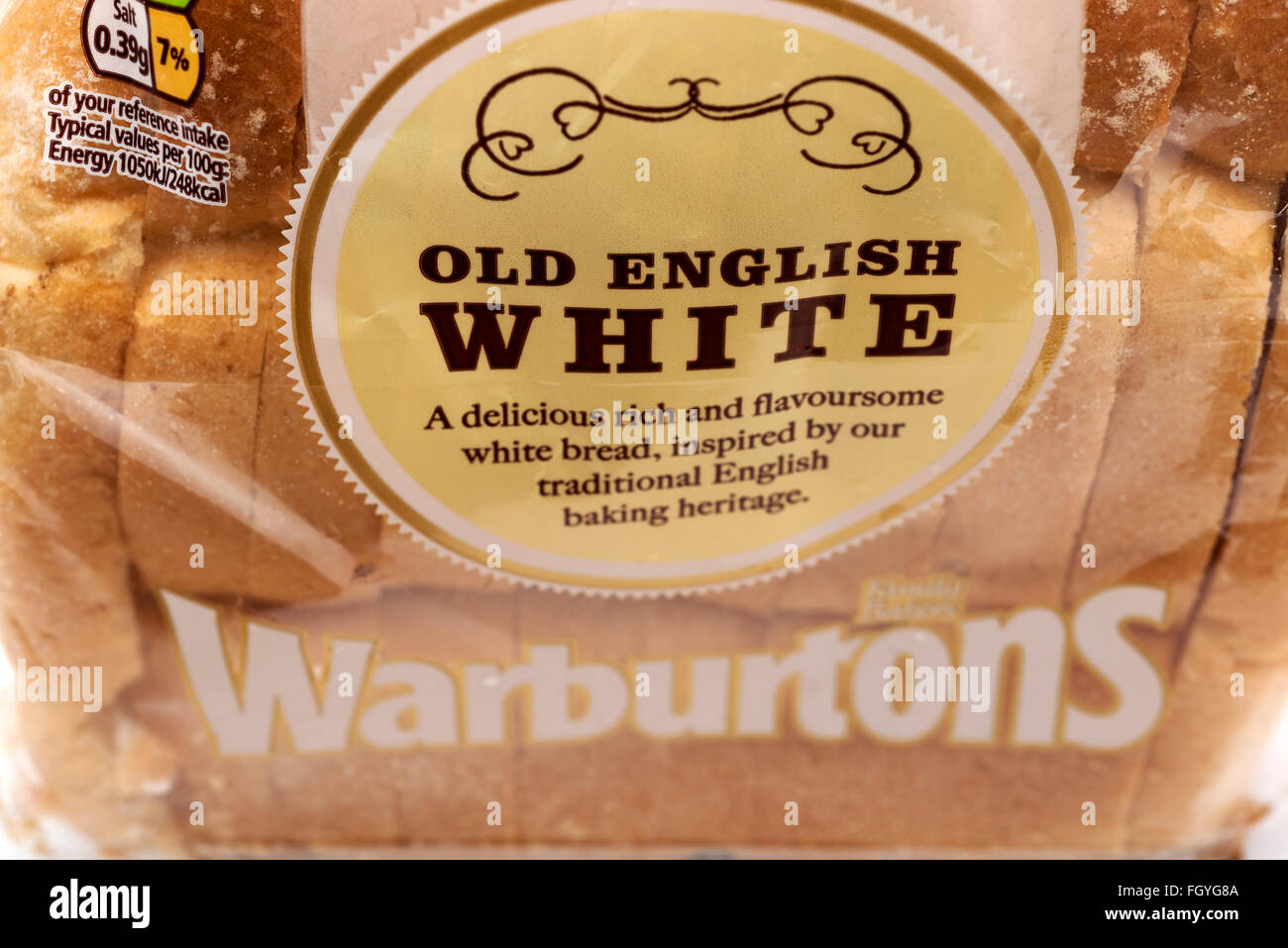 Warburton's Old English white fette di pane Foto Stock