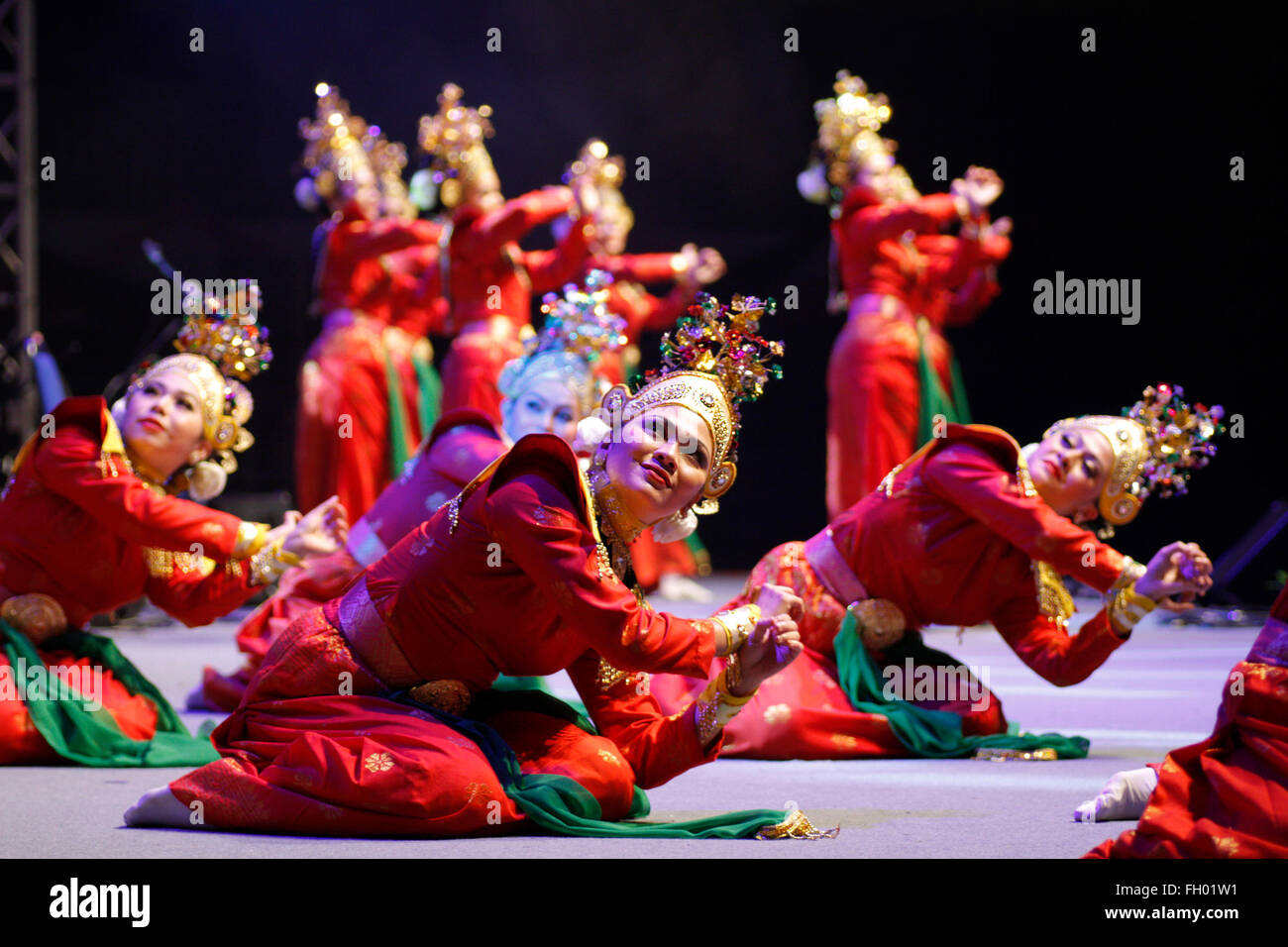 Terengganu Gamelan malese Foto Stock