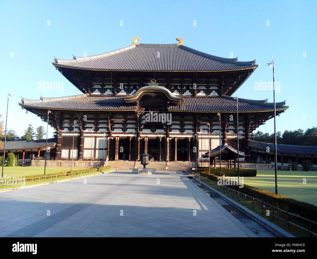 Tōdai-ji di Nara Foto Stock