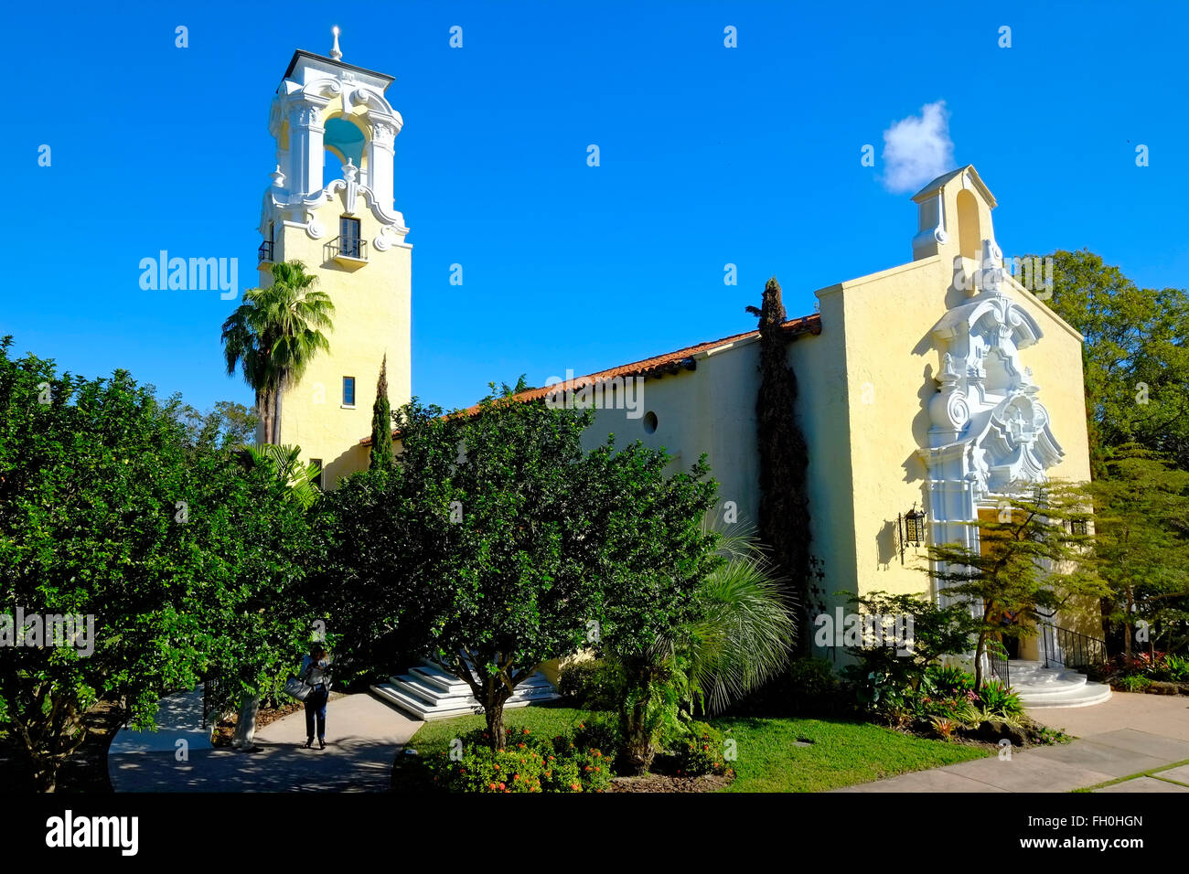 Coral Gables congregazionale Chiesa unita di Cristo miami florida fl Foto Stock