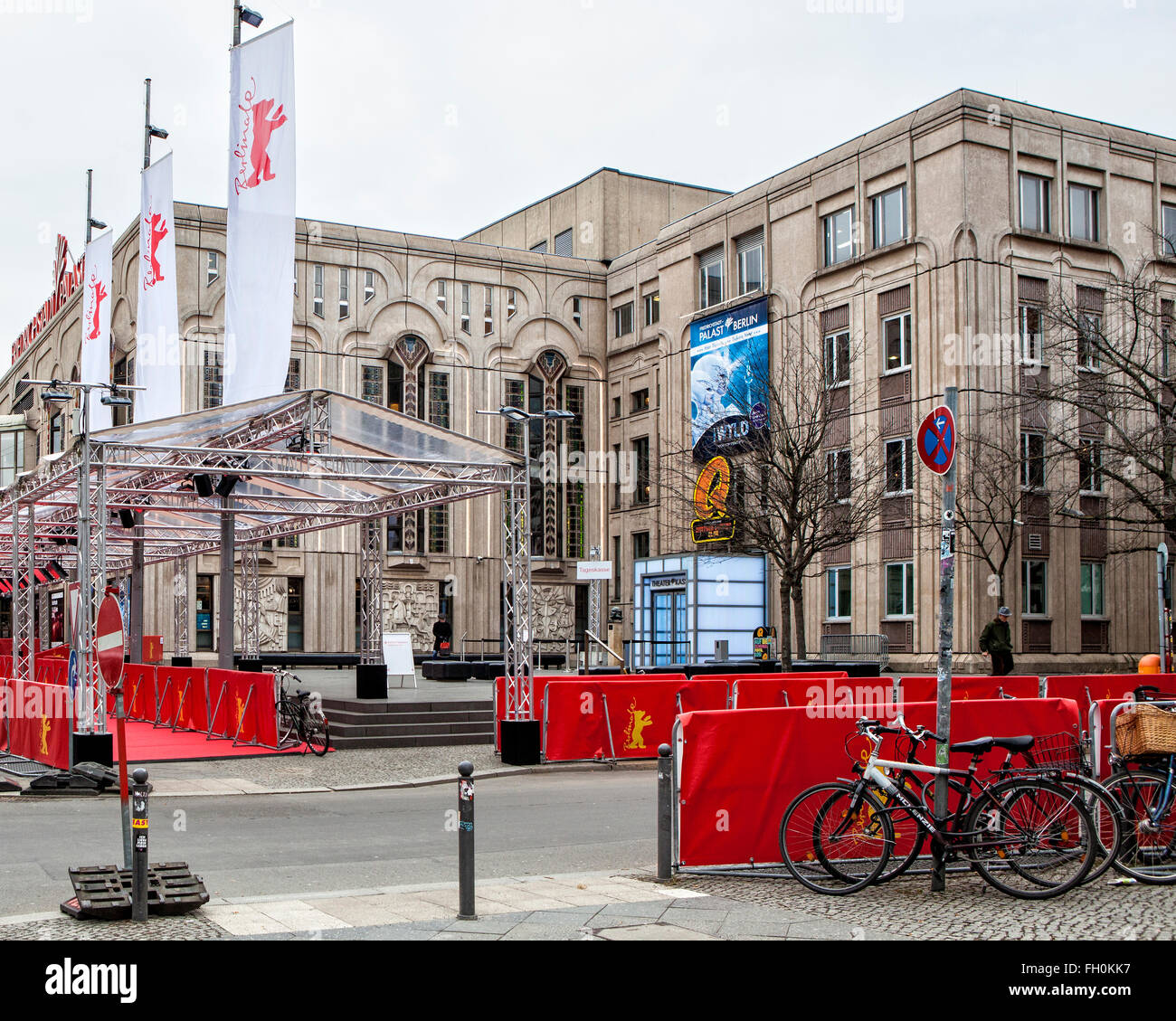 2016 Berlinale, il festival del cinema di Berlino presso lo storico teatro Friedrichstadt-Palast Foto Stock