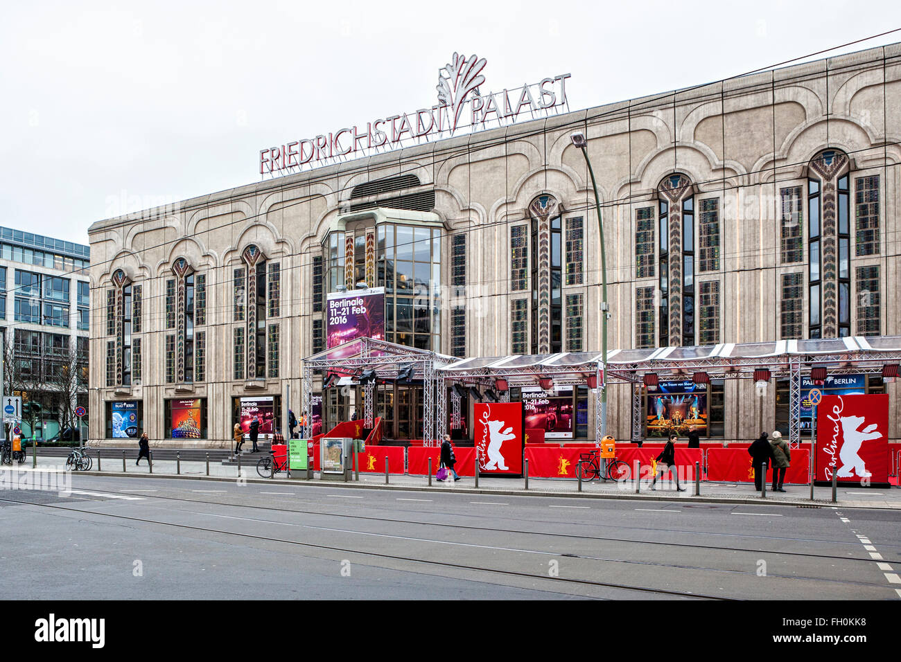 2016 Berlinale, il festival del cinema di Berlino presso lo storico teatro Friedrichstadt-Palast Foto Stock