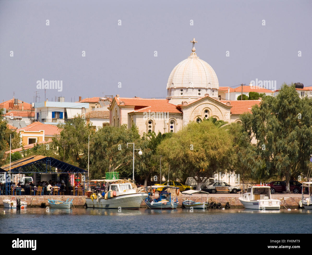 Mitilini, Lesbo island, a nord-ovest del mar Egeo, in Grecia, in europa Foto Stock