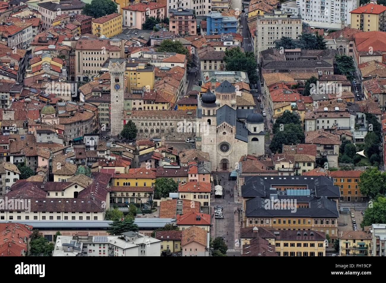 Die Italienische Stadt Trento - la città italiana Trento Foto Stock