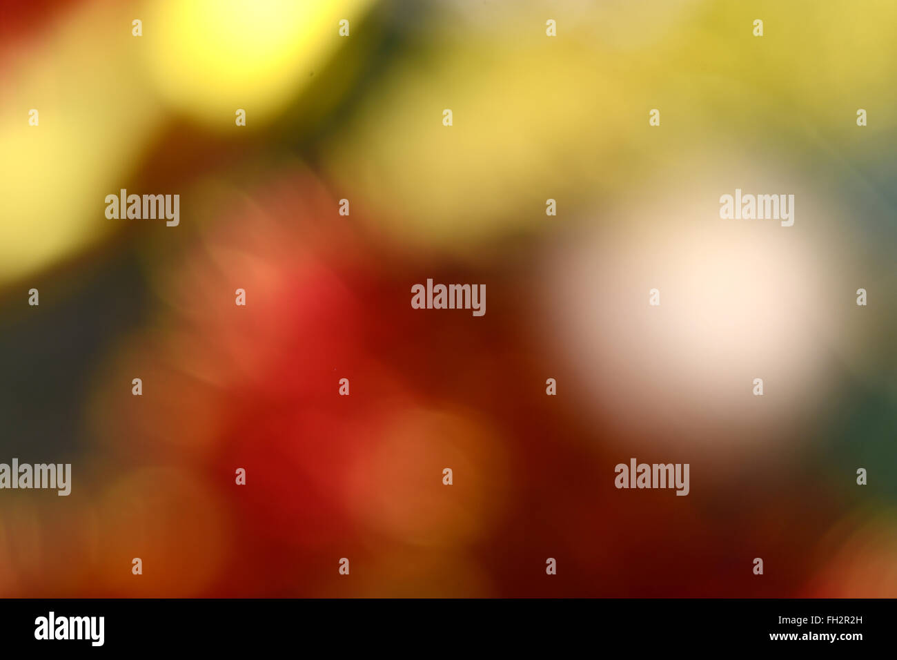 Abstract con sfondo bokeh defocalizzata luci e ombre Foto Stock