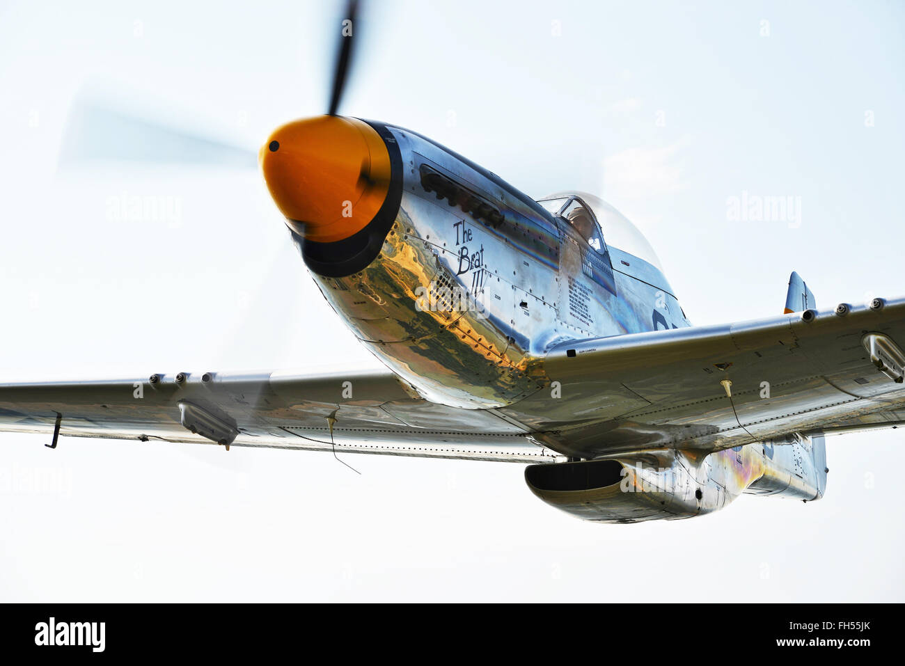 WWII North American P Mustang Fighter aereo Foto Stock