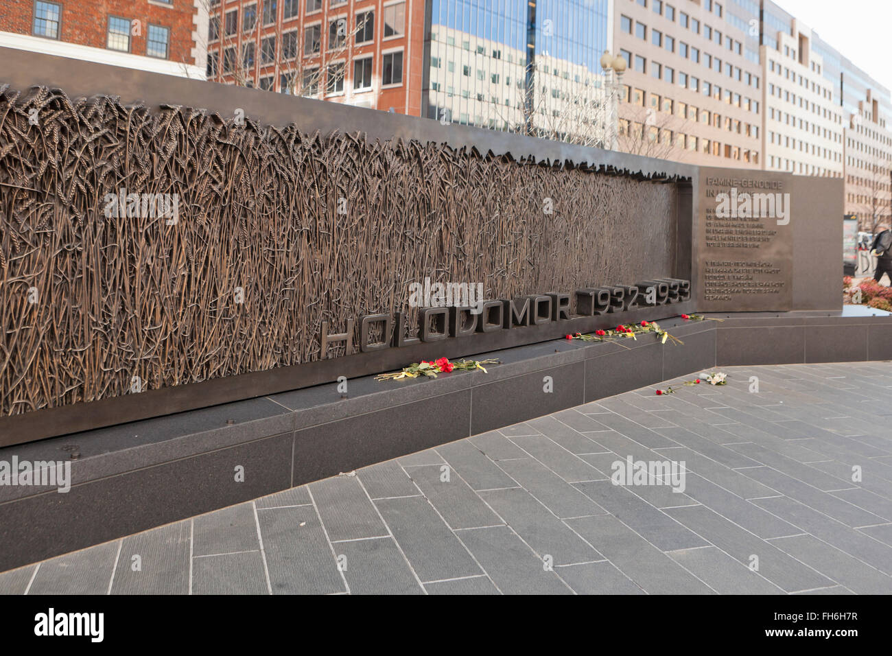 Holodomor memoriale per le vittime dell'Famine-Genocide ucraino di 1932-1933 - Washington DC, Stati Uniti d'America Foto Stock