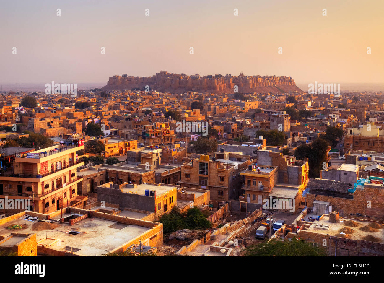 Jaisalmer Fort, Rajasthan; India; Asia; Foto Stock