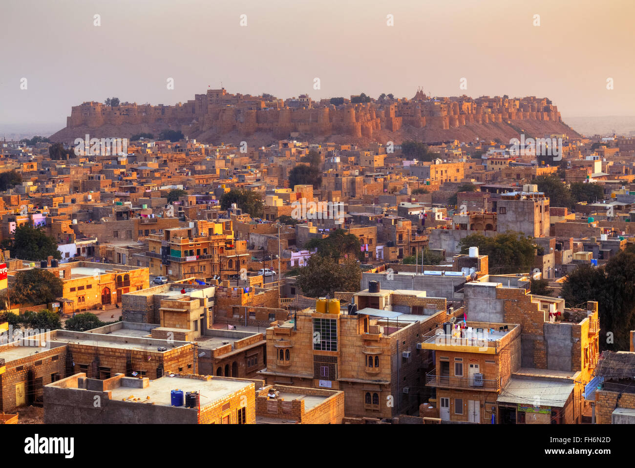 Jaisalmer Fort, Rajasthan; India; Asia; Foto Stock