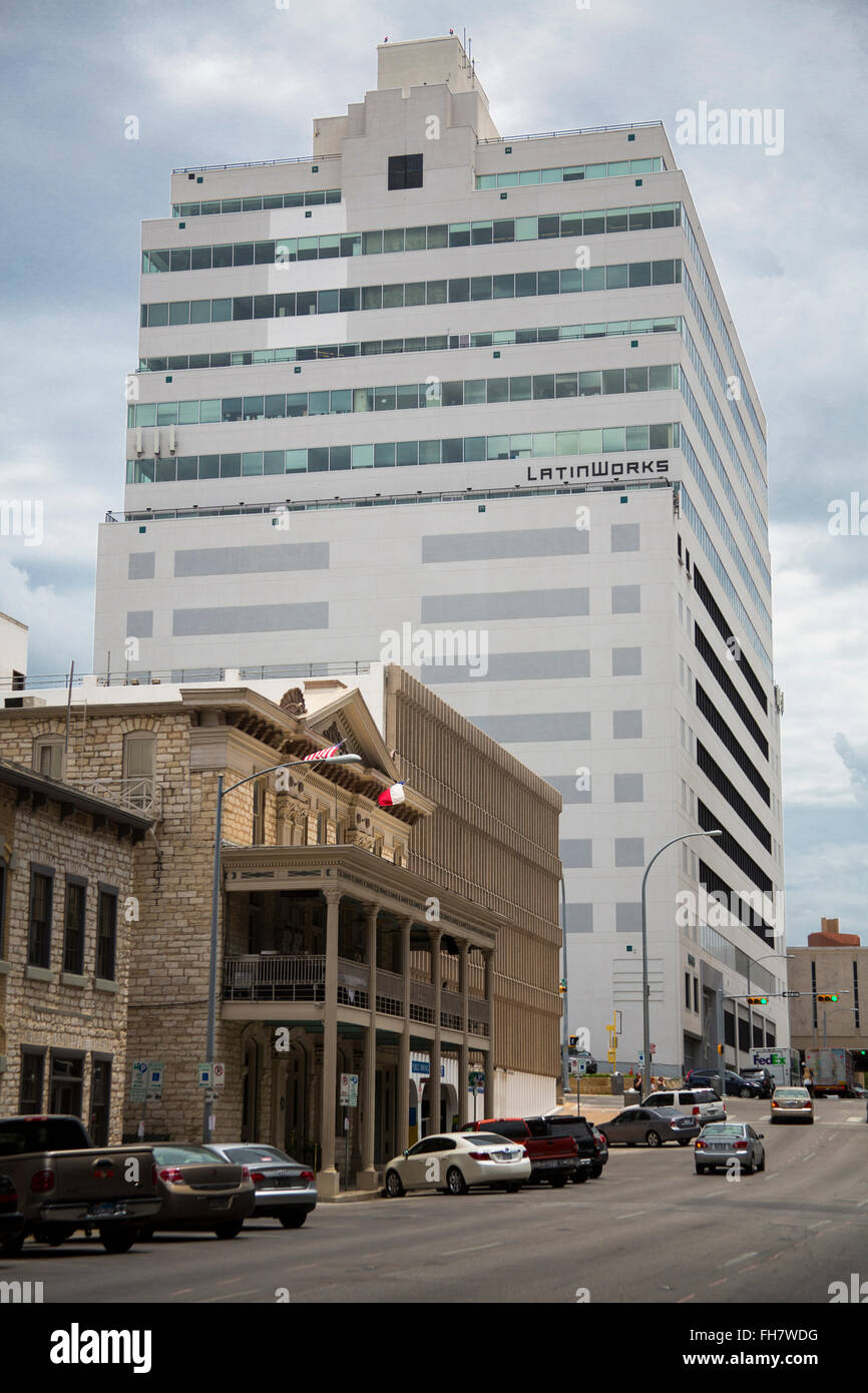 Edifici nel centro di Austin, Texas Foto Stock