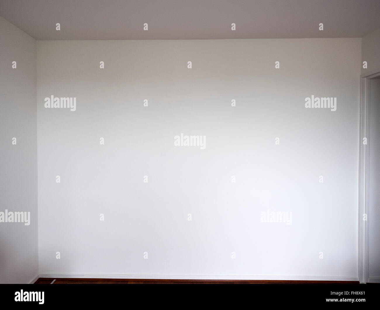 Parete bianca Foto Stock