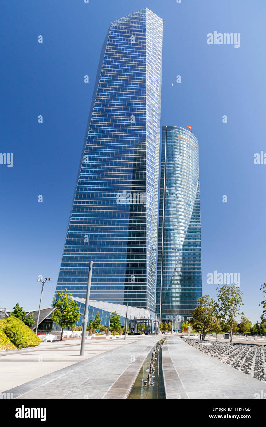 Madrid. Cuatro Torres Business Area. Foto Stock