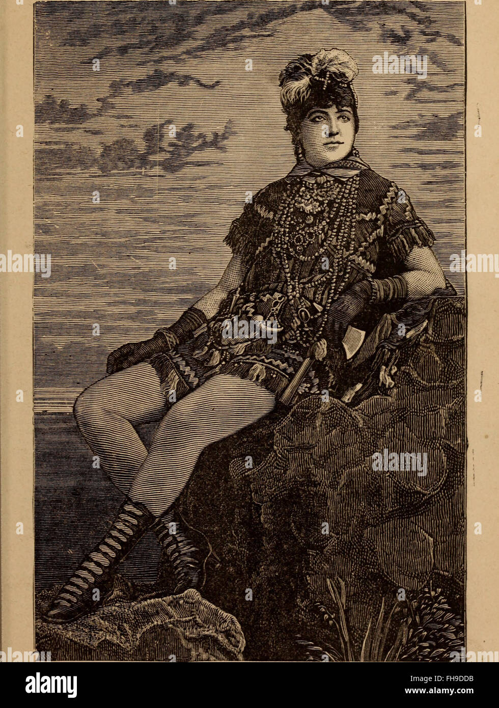 Scorci di Gotham City e caratteri. (1880) Foto Stock