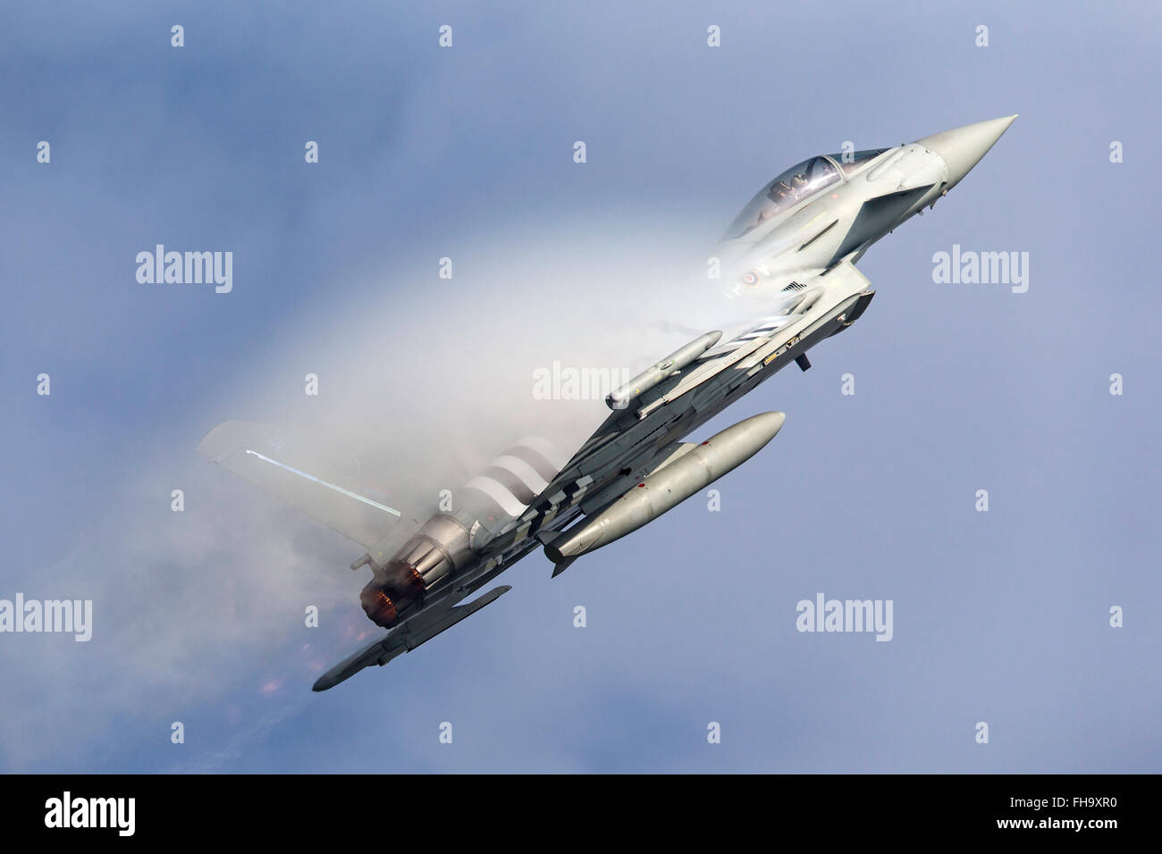 Royal Air Force (RAF) Eurofighter EF-2000 Typhoon multirole fighter aircraft ZK308 Foto Stock