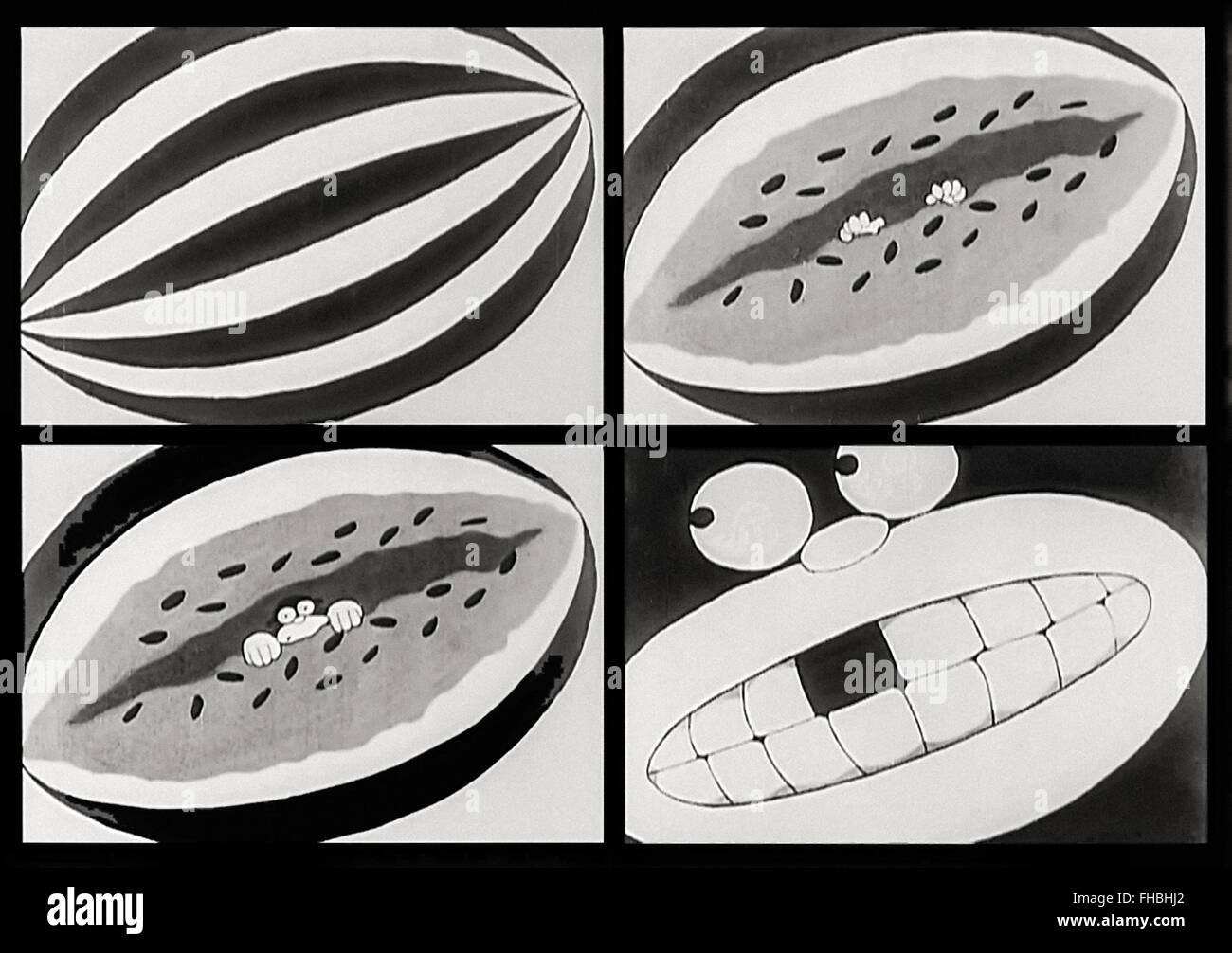 Zio Tom & Little Eva , Cartoon (1932) Foto Stock