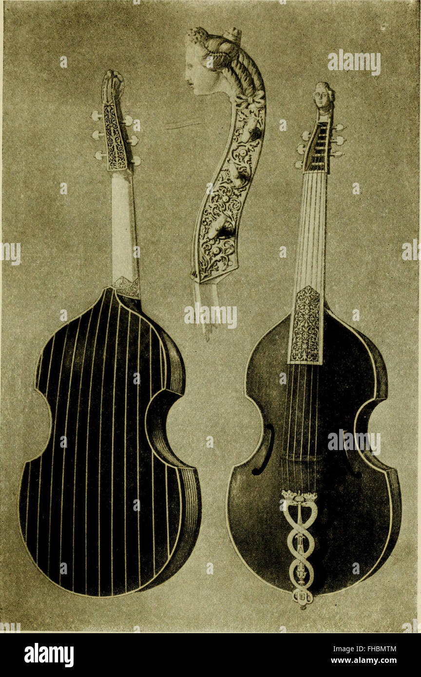 Un'opera del 1917 che descrive dettagliatamente i componenti di un'orchestra, i suoi strumenti e i loro ruoli nell'esecuzione di musica classica. Foto Stock