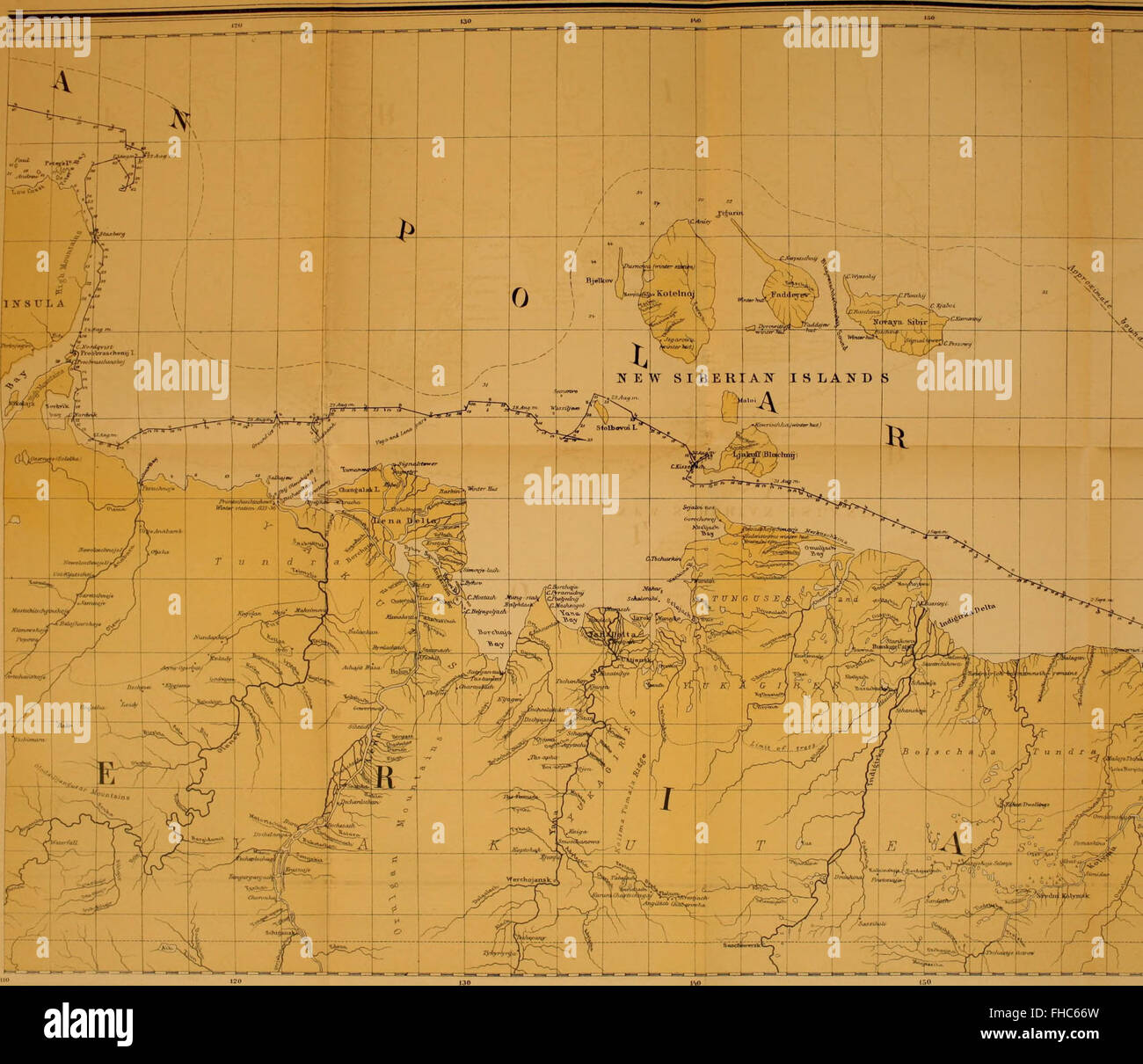 Il viaggio di Vega round Asia e Europa; con una revisione storica di precedenti viaggi lungo la costa nord del vecchio mondo (1882) Foto Stock