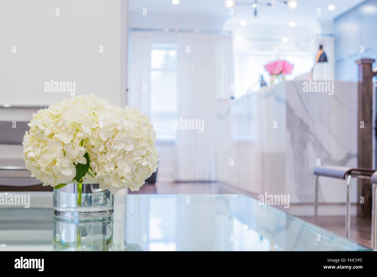 La reception interno Foto Stock