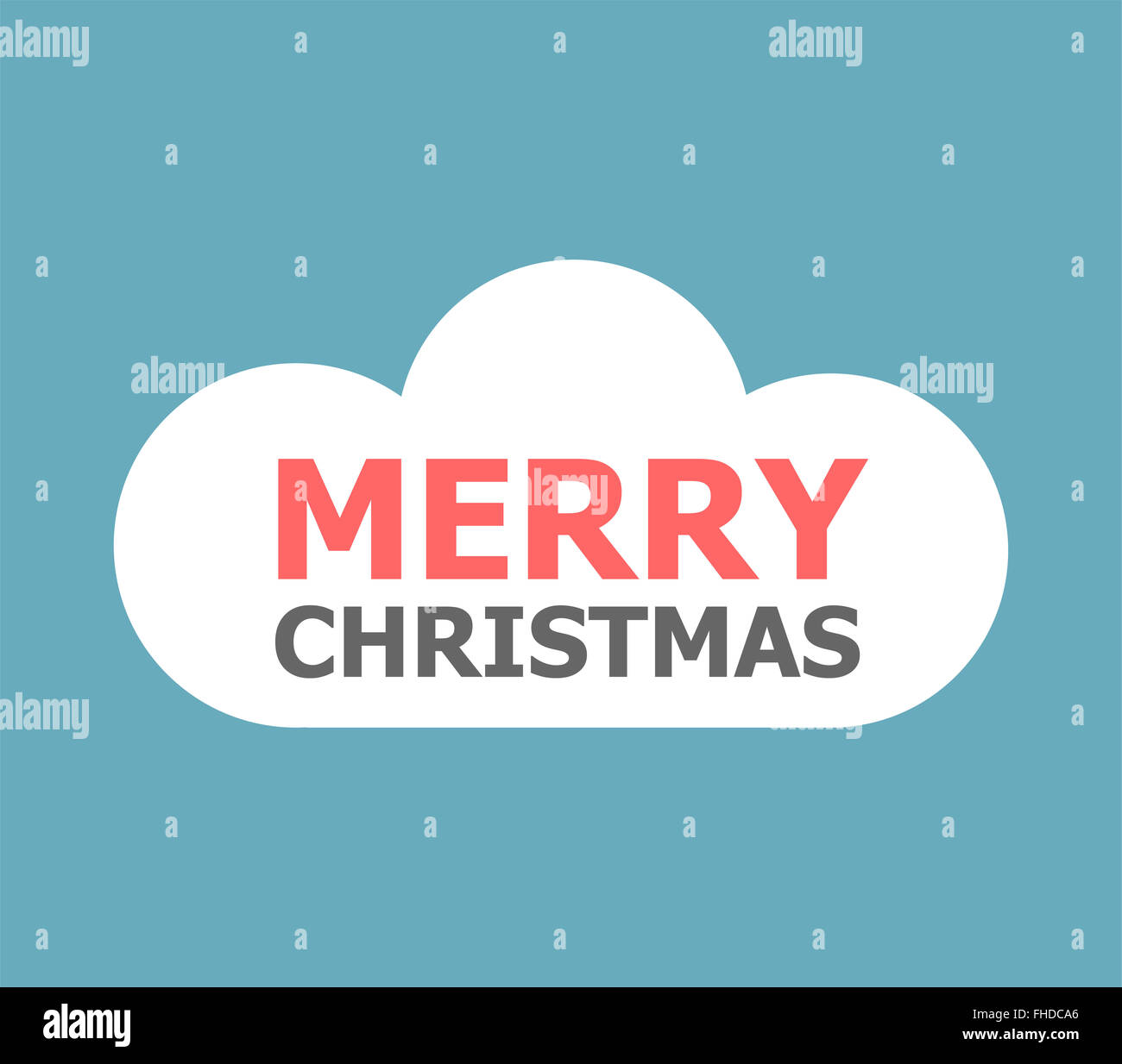 Buon Natale - xmas unico elemento di design. Grande elemento di design per esempio schede di saluti, banner e volantini. Felice anno nuovo Foto Stock