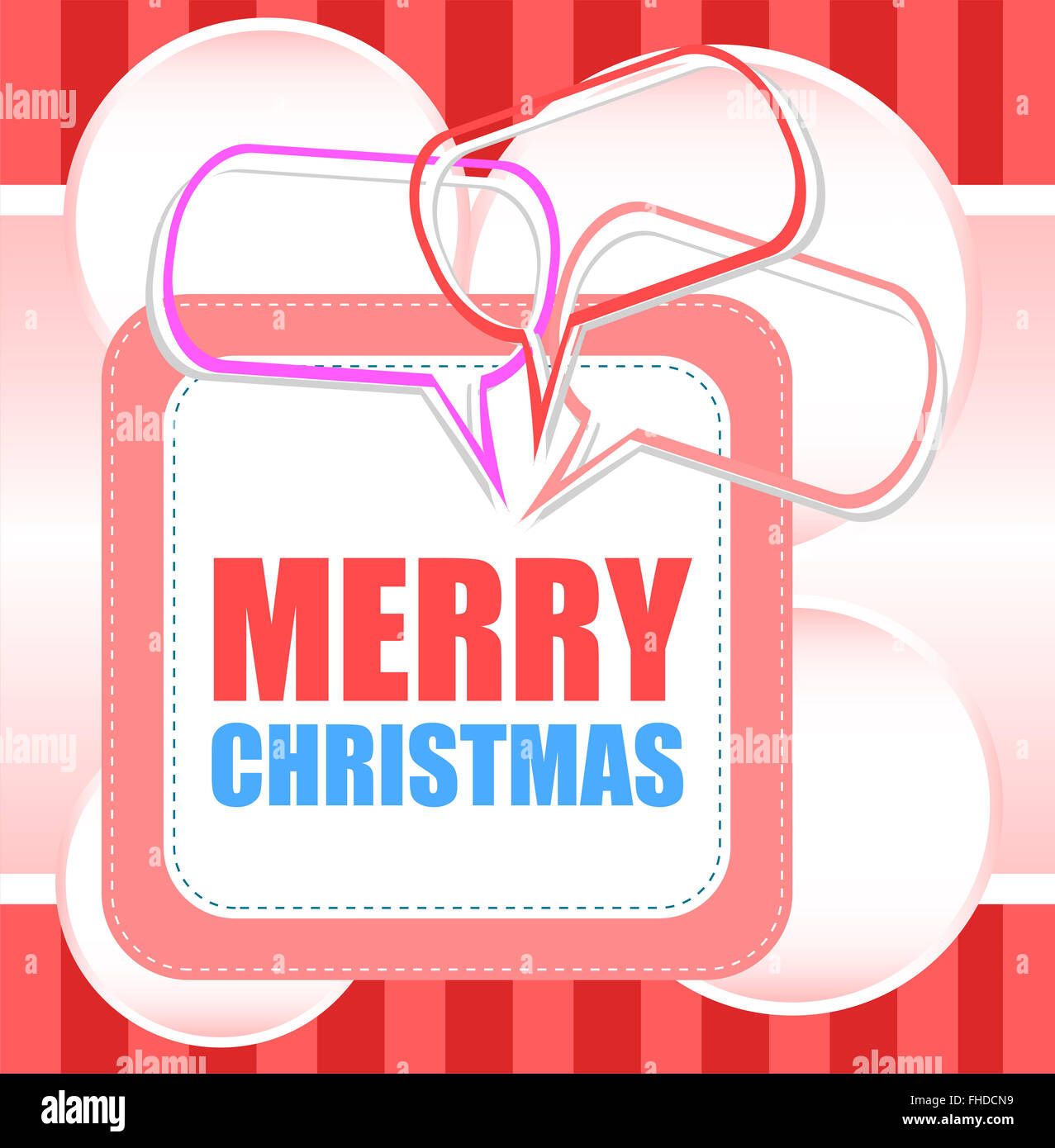 Buon Natale Natale unici elementi di design. Grande elemento di design per esempio schede di saluti, banner e volantini. Foto Stock