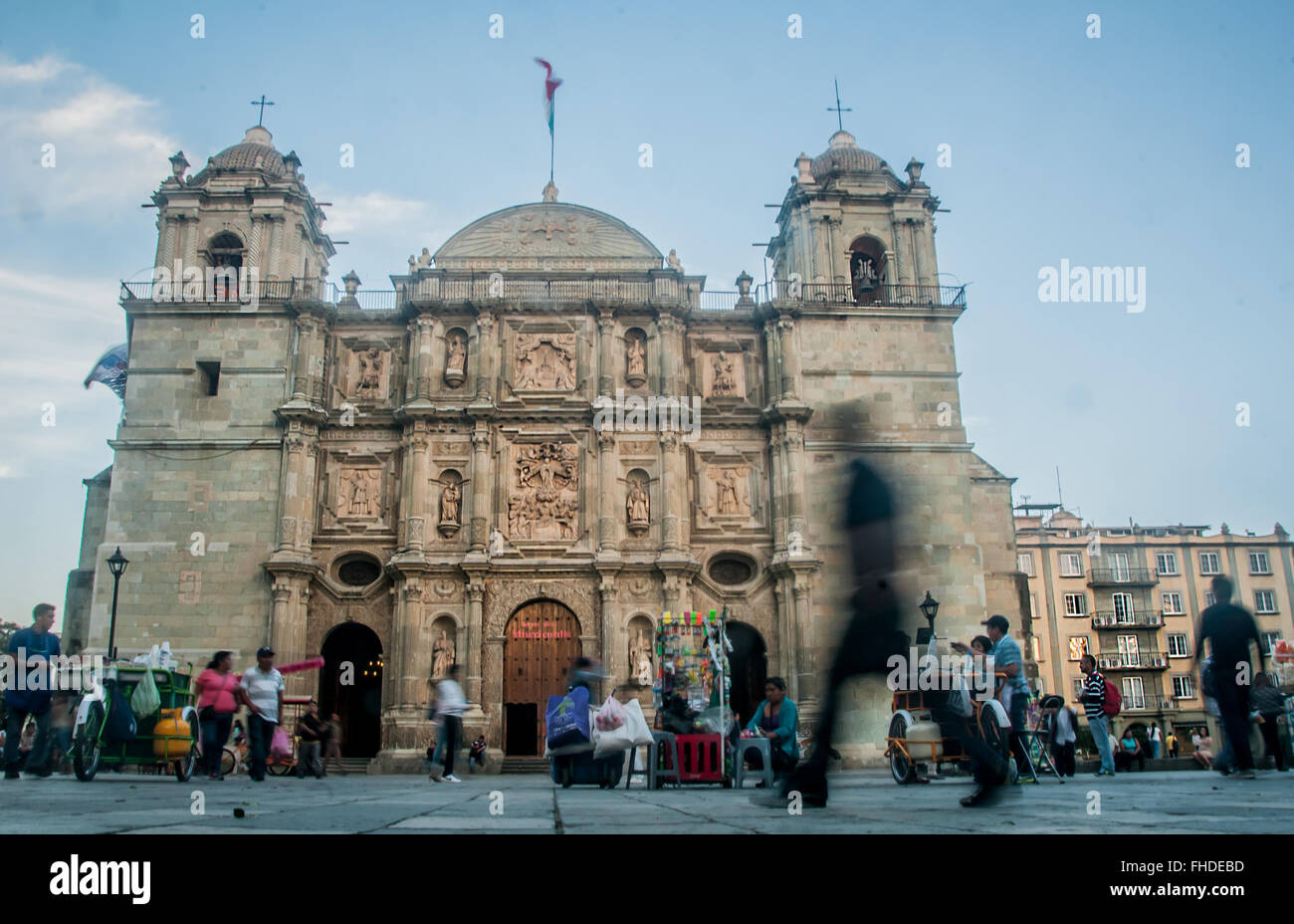 Santo Domingo de Guzman chiesa Oaxaca, Messico Foto Stock