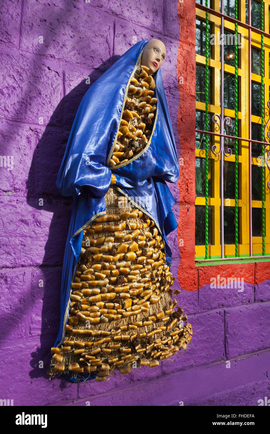 Arte figurativa pezzo da ANADO MCDLAUCHLIN PRESSO LA CASA DE LAS RANAS E IL TEMPIO DI JIMMY RAY - San Miguel De Allende, Messico Foto Stock