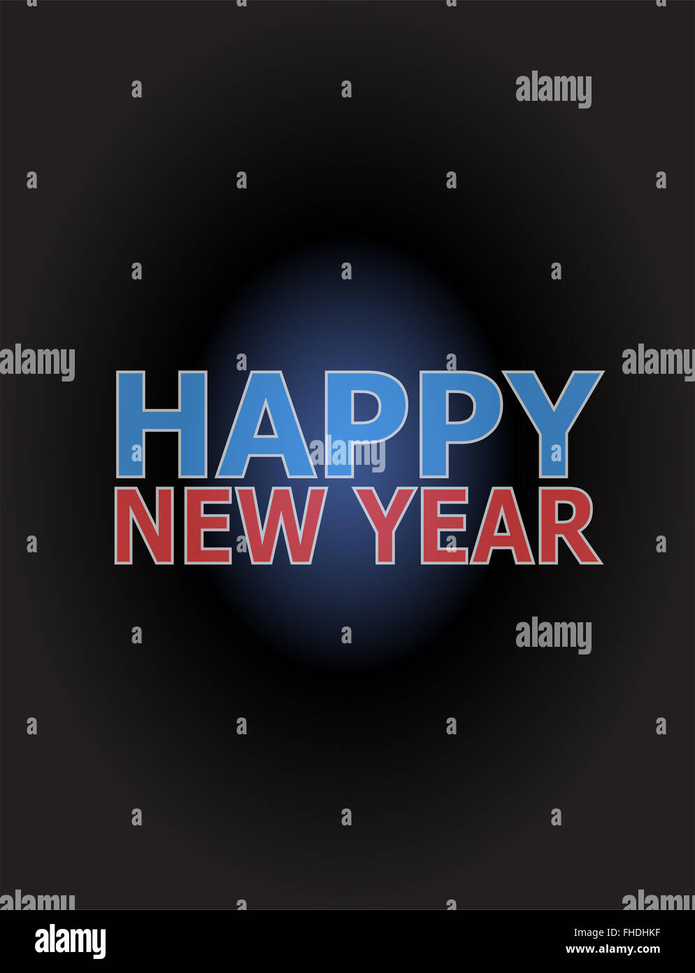 Felice anno nuovo Natale unico elemento di design. Grande elemento di design per esempio schede di saluti, banner e volantini. Auguri di Buon Natale Foto Stock