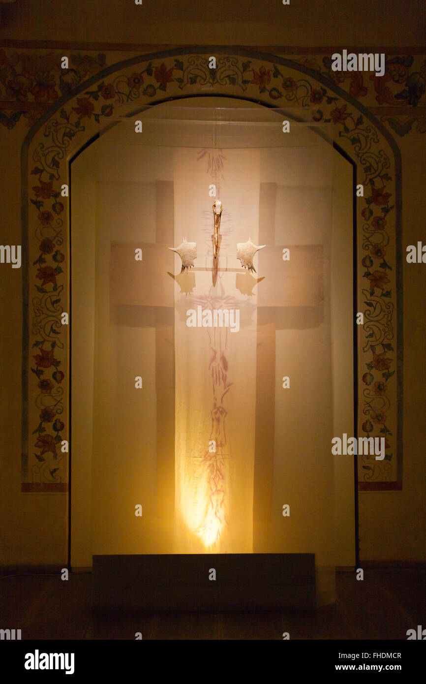 Arte in il museo culturale di Oaxaca o Museo de las Culturas de Oaxaca - Messico Foto Stock