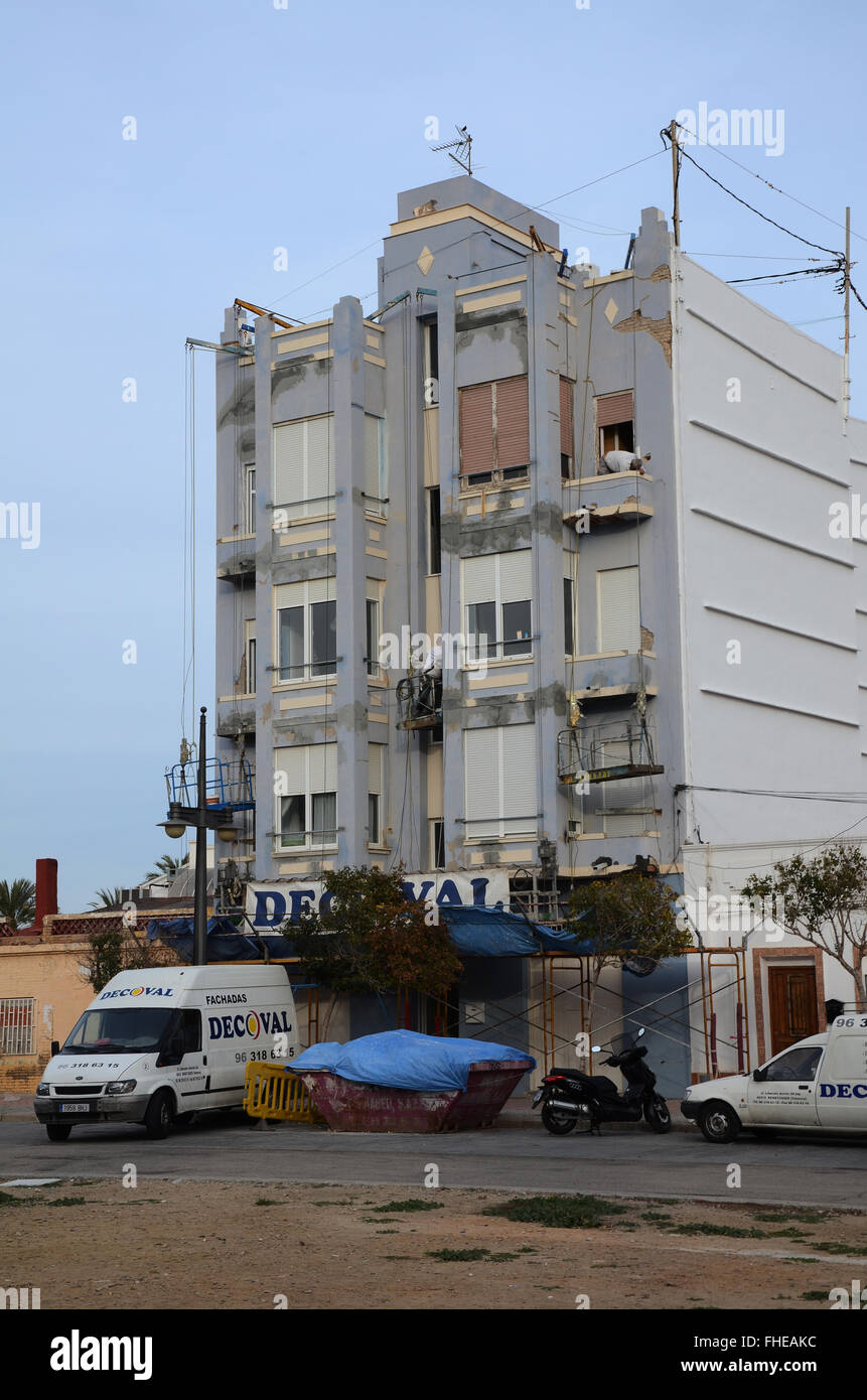 La ricostruzione di Casa modernista in Valencia Spagna Foto Stock